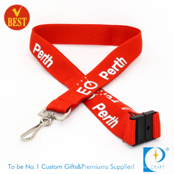 Custom Insurance Staff Lanyard with Printed Logo.